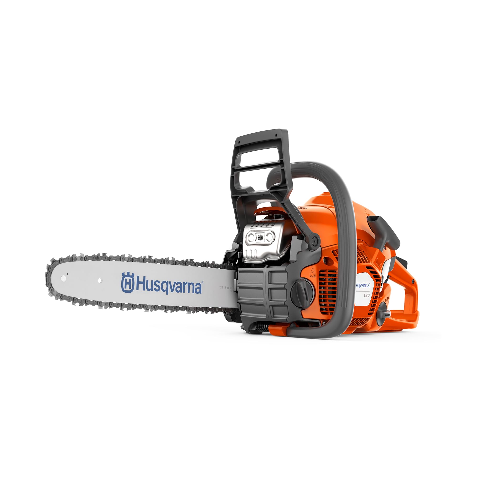Husqvarna 130 Chainsaw for Home and Garden Use Powerful and Lightweight with 40 cm Bar and X-Torq Motor, 38 cm³, 1.5 kW and Only 4.7 kg Weight