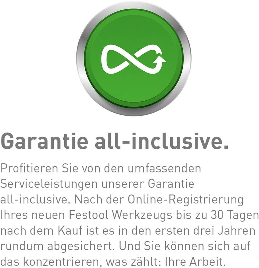Festool Garantie All-Inclusive program details