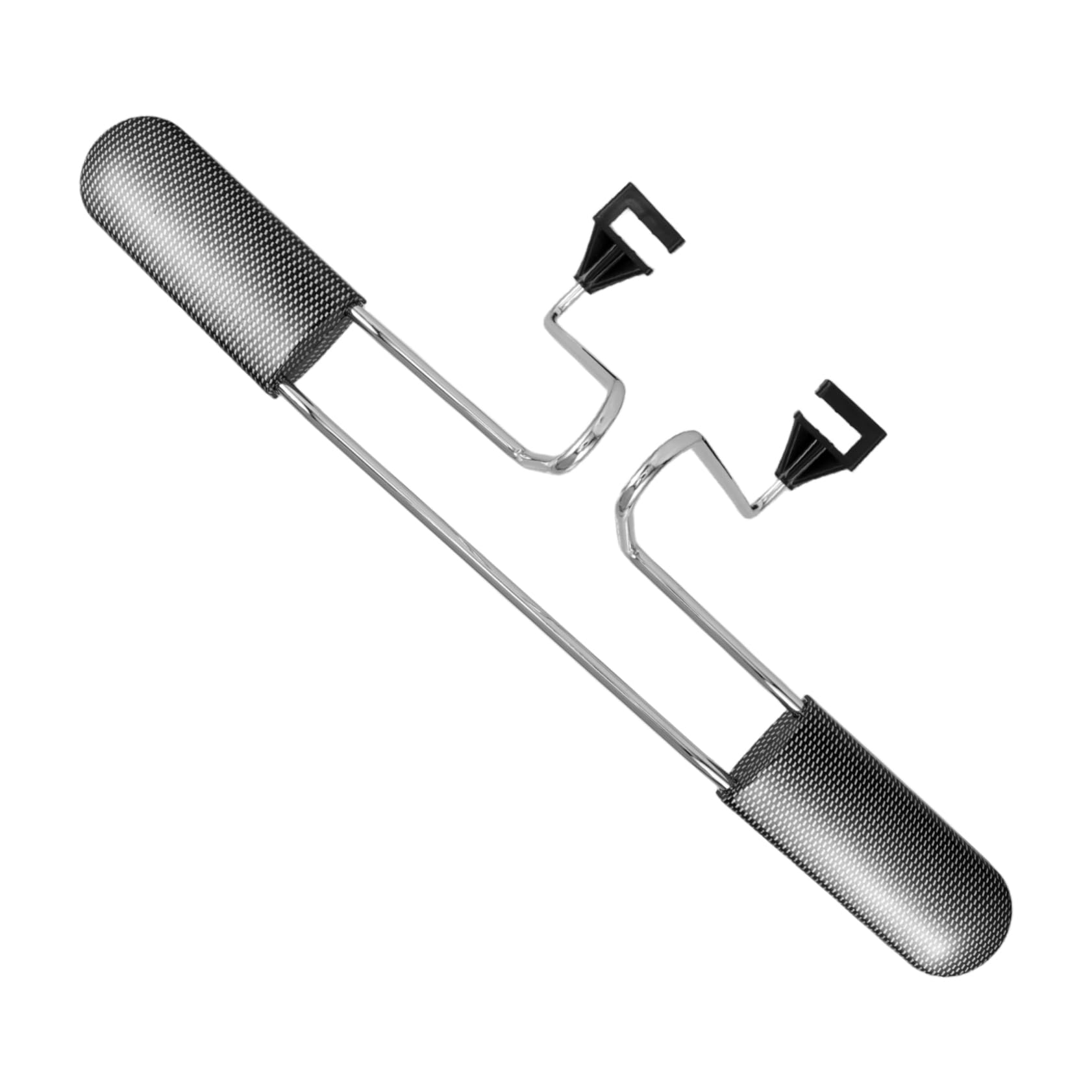Alipis Gruccia Appendiabiti per Auto da Poggiatesta in Acciaio Inossidabile e Fibra di Carbonio, Salvaspazio, 40-52cm, per Camicie e Vestiti
