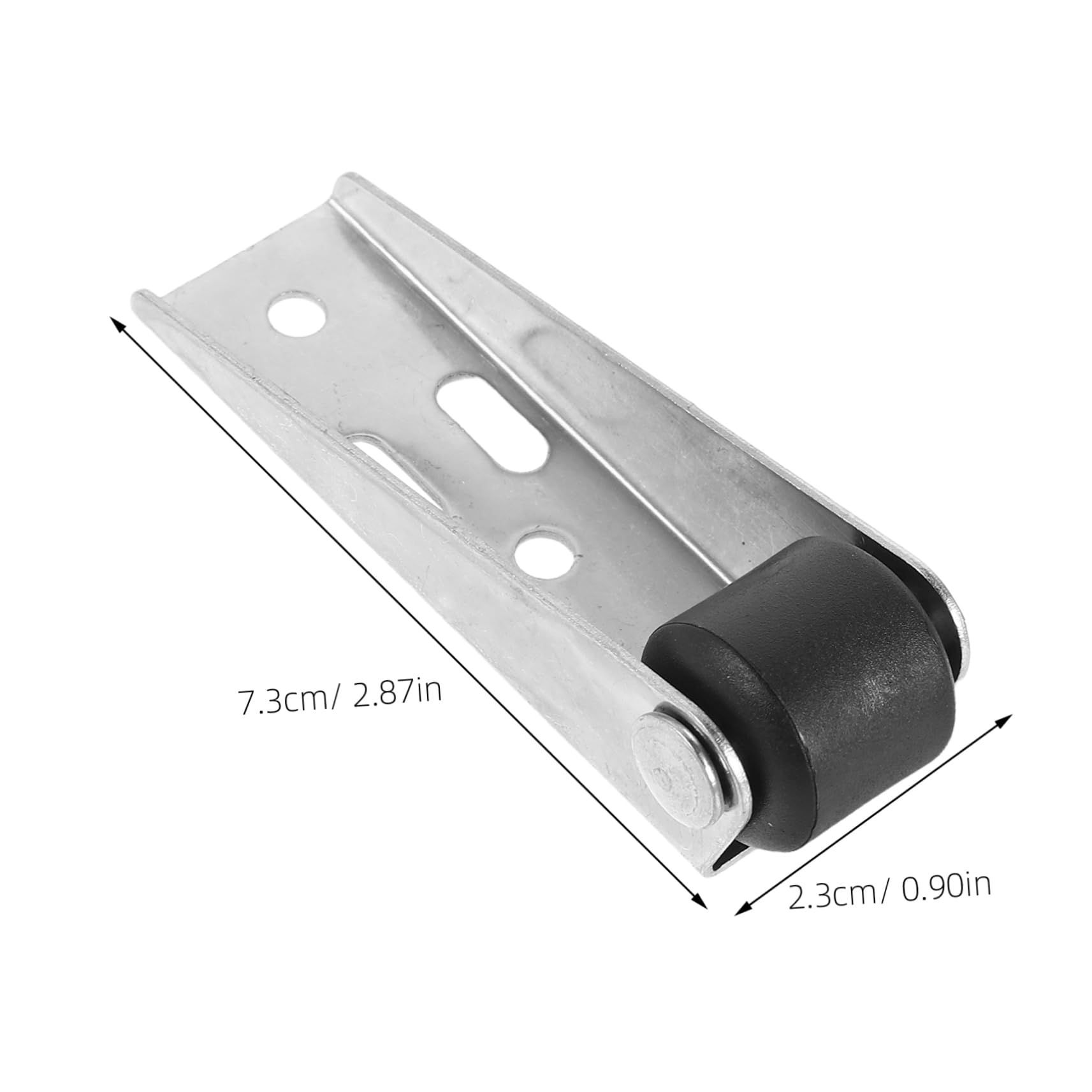 SHINEOFI Door Bottom Support Wheel for Wooden Gates Garden Yard Fence Drooping Pulley Replacement with Smooth Directional Movement Easy Installation 2 Pack - Image 2