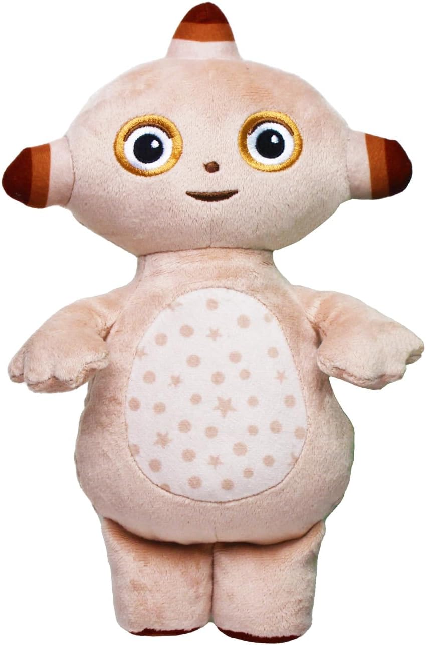 In The Night Garden Makka Pakka Talking Teddy Bear, Cbeebies Cute & sensory toys. Comforting sounds. Kids Toys & Baby toys 0-6 months, Brown