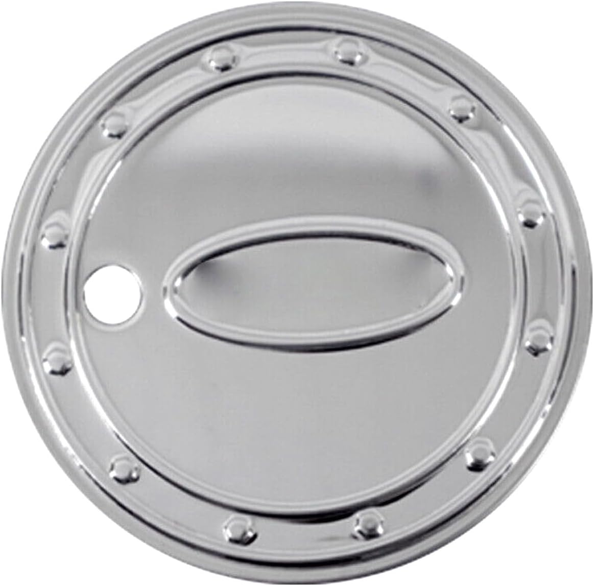OMAC Fuel Caps Cover Gas Cap Cover for Ford Transit Connect 2010-2013 Stainless Steel