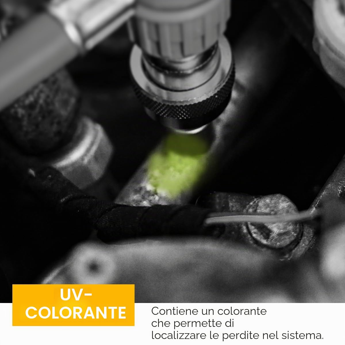 2 in 1 - Kit di Ricarica per Aria condizionata Auto 400 ml con Tubo manometro per R134a (1995-2016) - Applicazione Rapida, Semplice e sicura