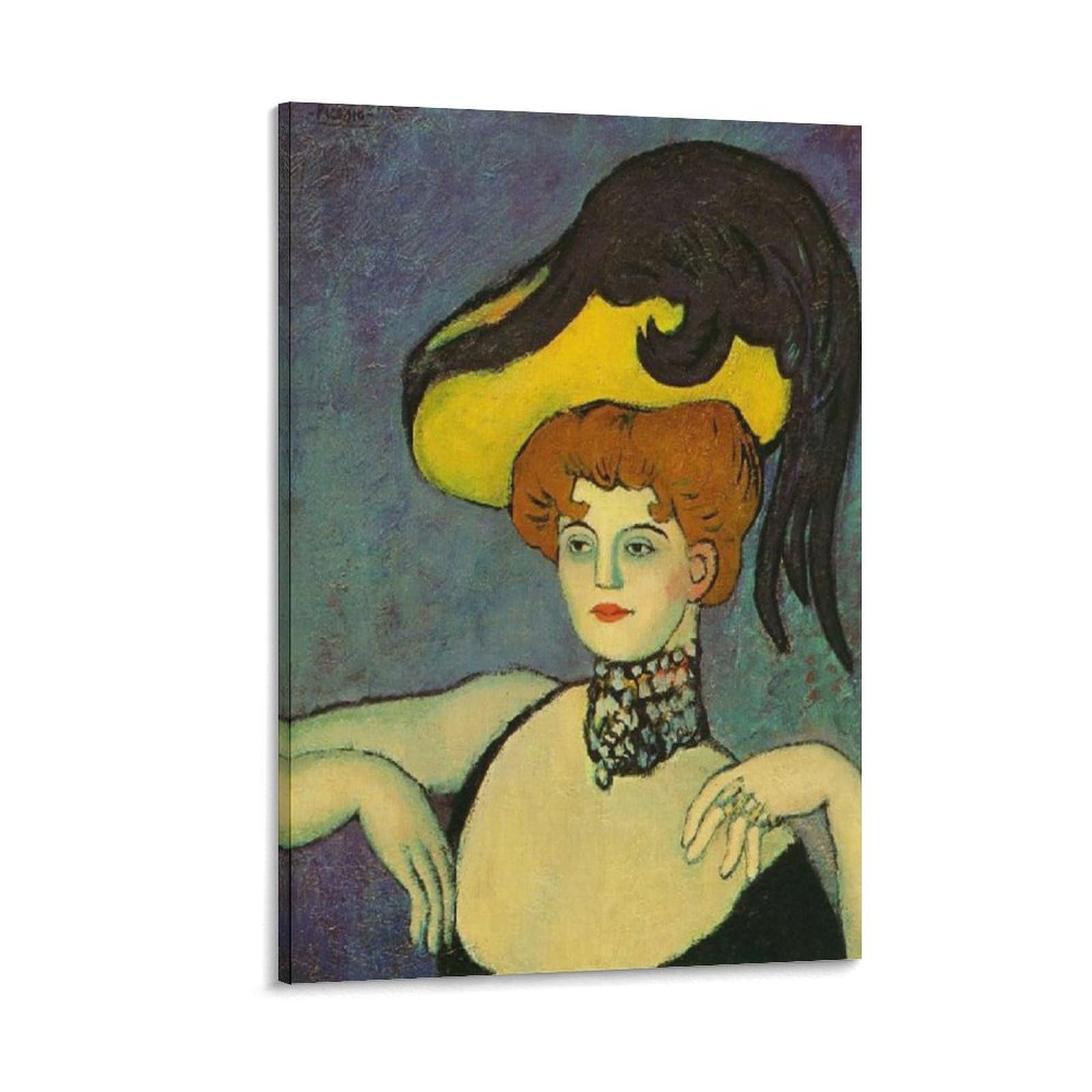 Amazon.co.jp: パブロ・ピカソ 宝石のネックレスをつけた娼婦 バス