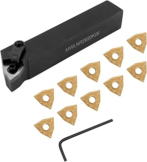 Set Von Drehwerkzeug Halter 20Mm MWLNR2020K08 + 10 WNMG0804 Hartmetall Einlagen