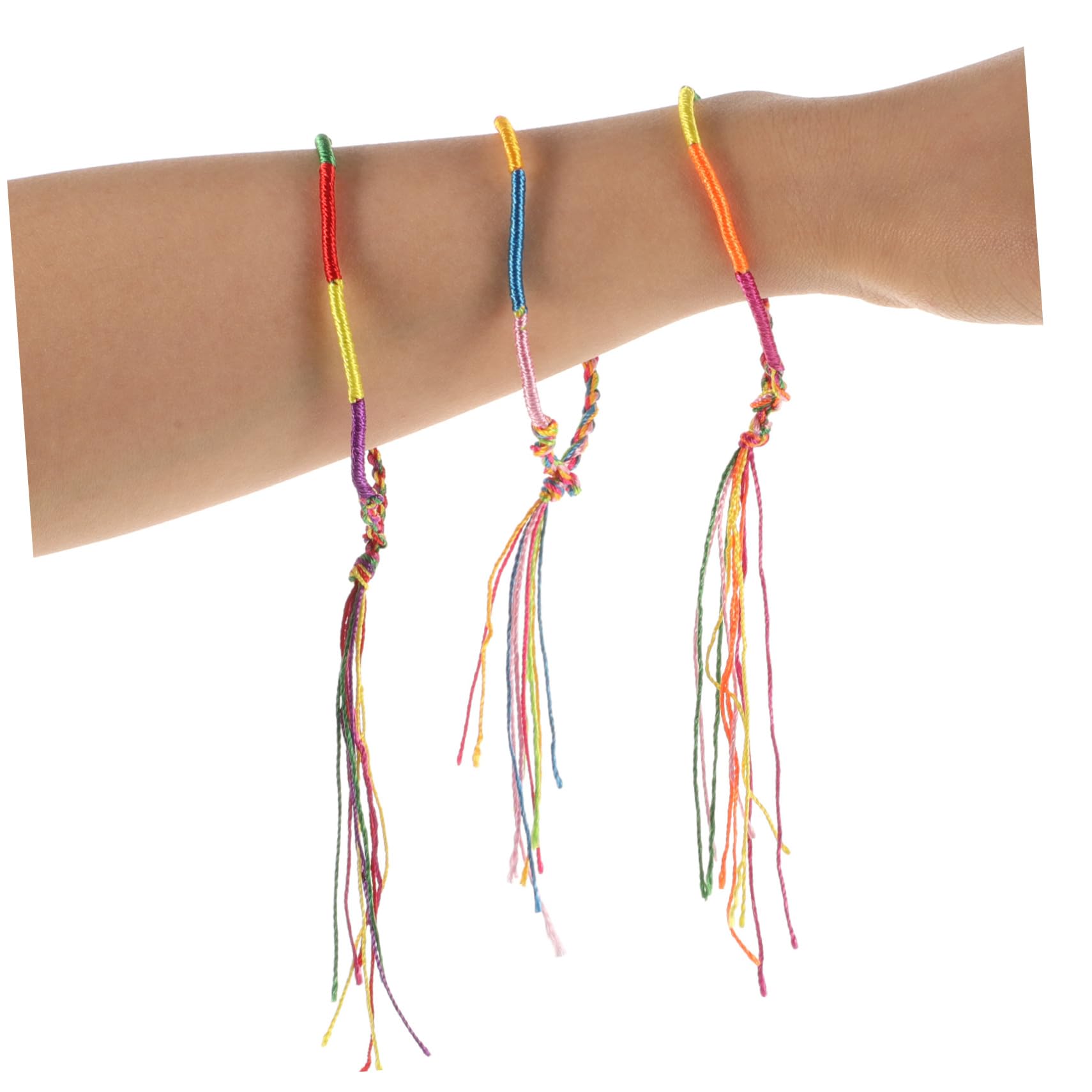 LIFKOME pulseras de amistad trenzadas pulseras trenzadas pulseras de amistad de colores pulseras de hilos de colores
