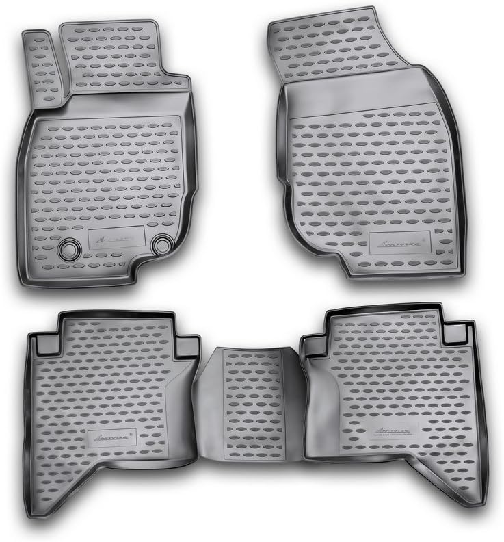 Novline 48.52.210 Toyota Hilux 4 Door Pickup Truck Floor Mats Floor Liners 20112014 Four