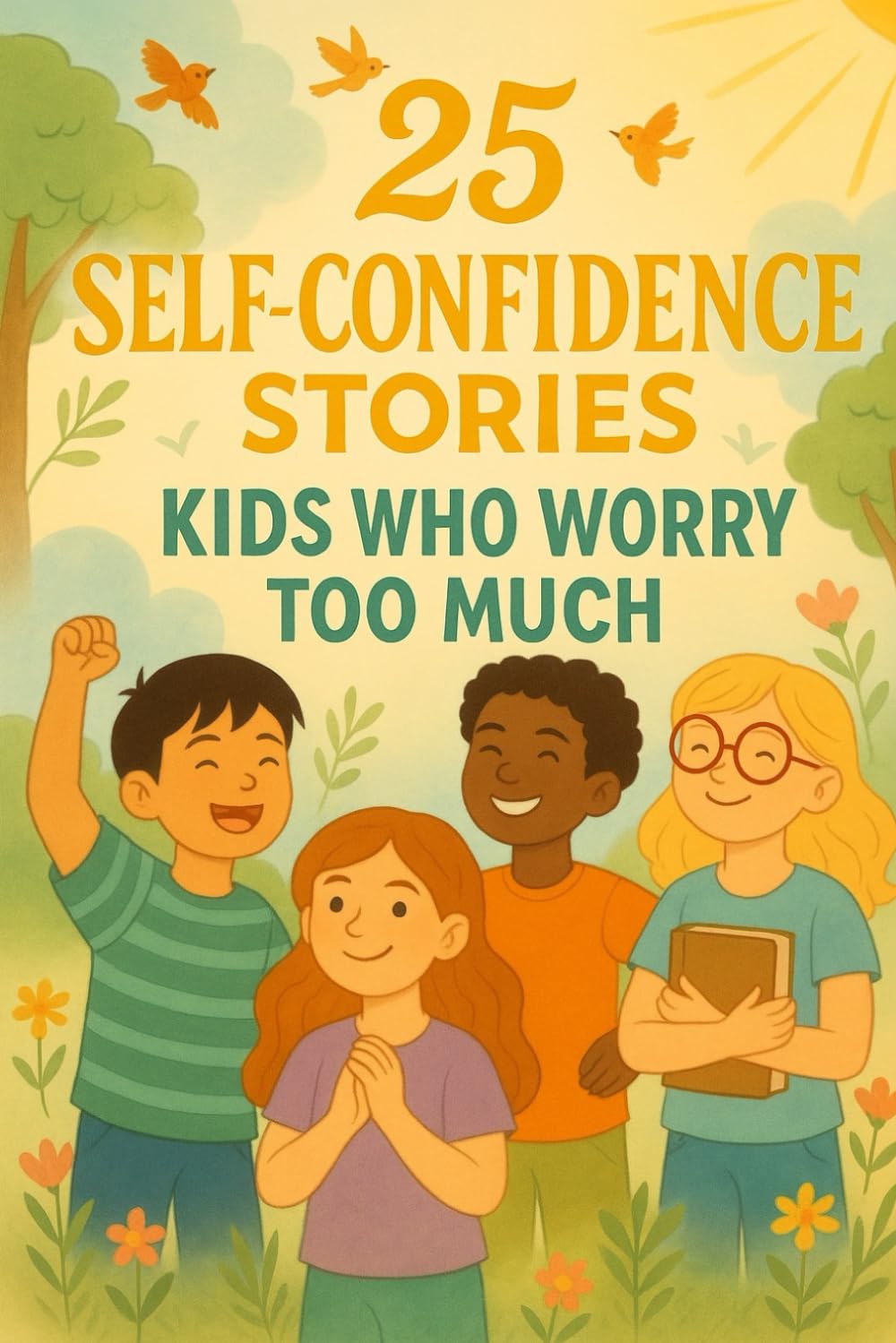 25 Self-Confidence Stories for Kids Who Worry Too Much: Empowering Short Stories to Help Anxious Children Build Courage, Calm Fears, and Grow Confidence (Learn English with 25 Short Stories)