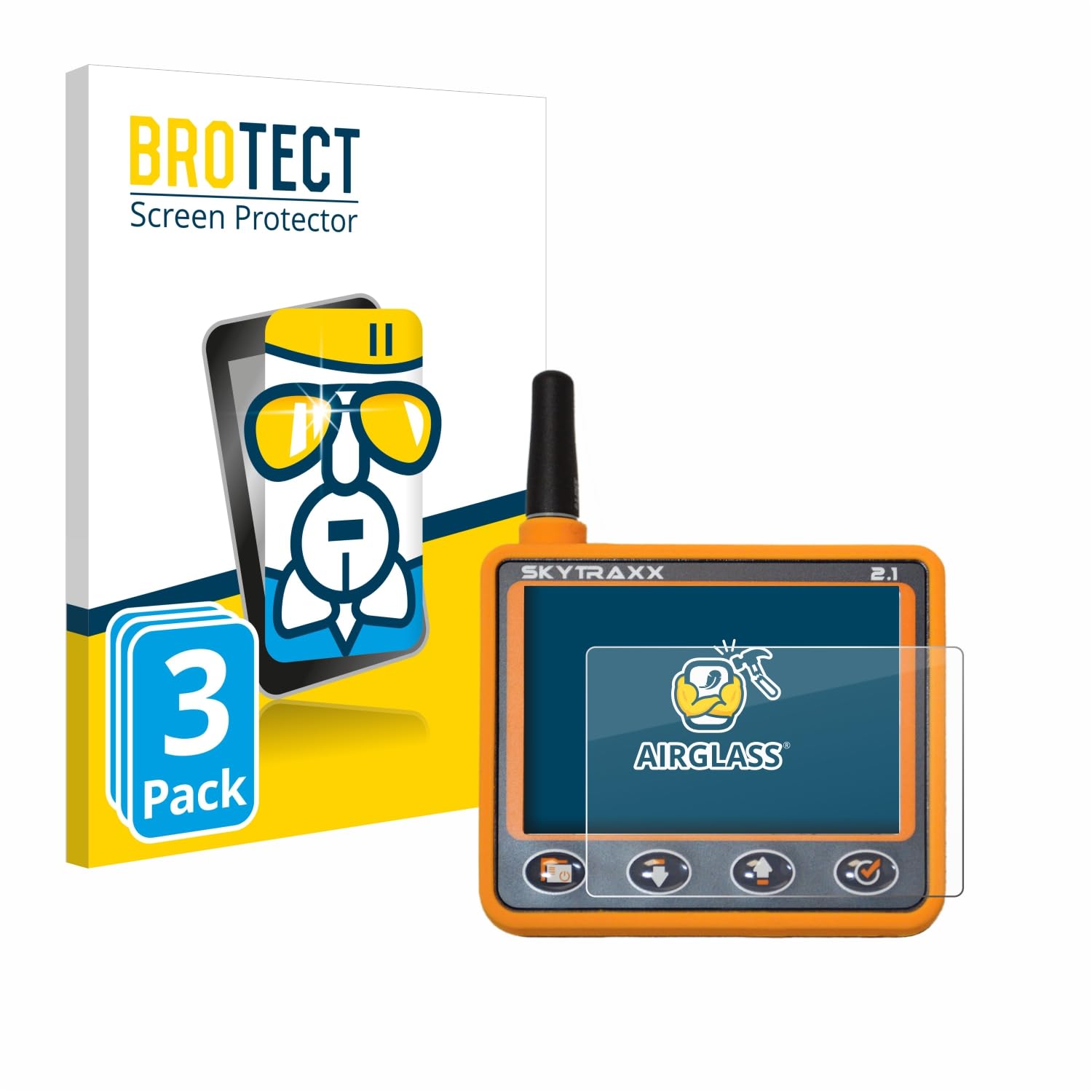 brotect Pellicola Protettiva Vetro per Oukitel WP6 Protezione Schermo [Durezza Estrema 9H, Chiaro