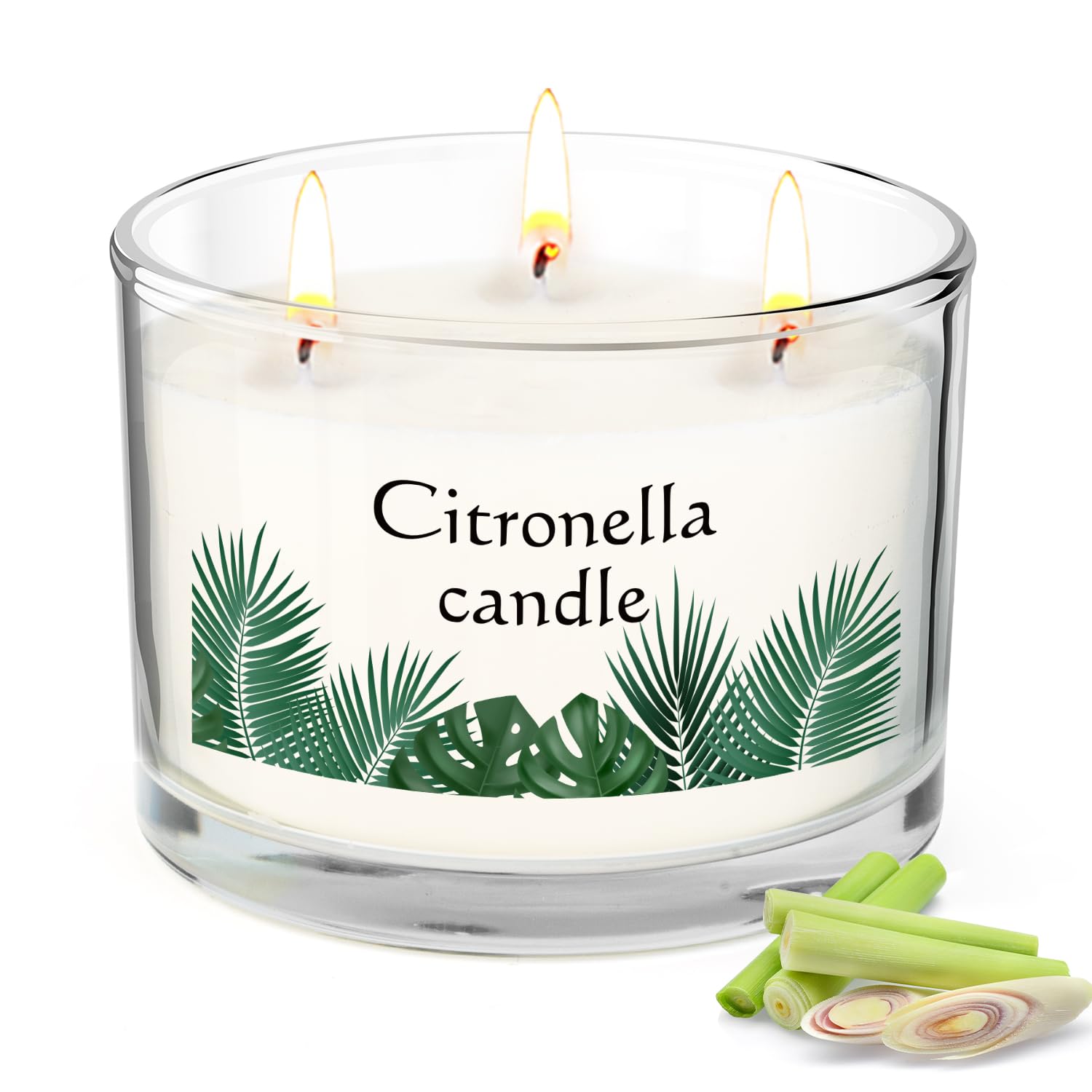Candele Citronella Naturali Cera Di Soia - Profumate Per Esterni E Interni, Giardino, Terrazza - Foto 4