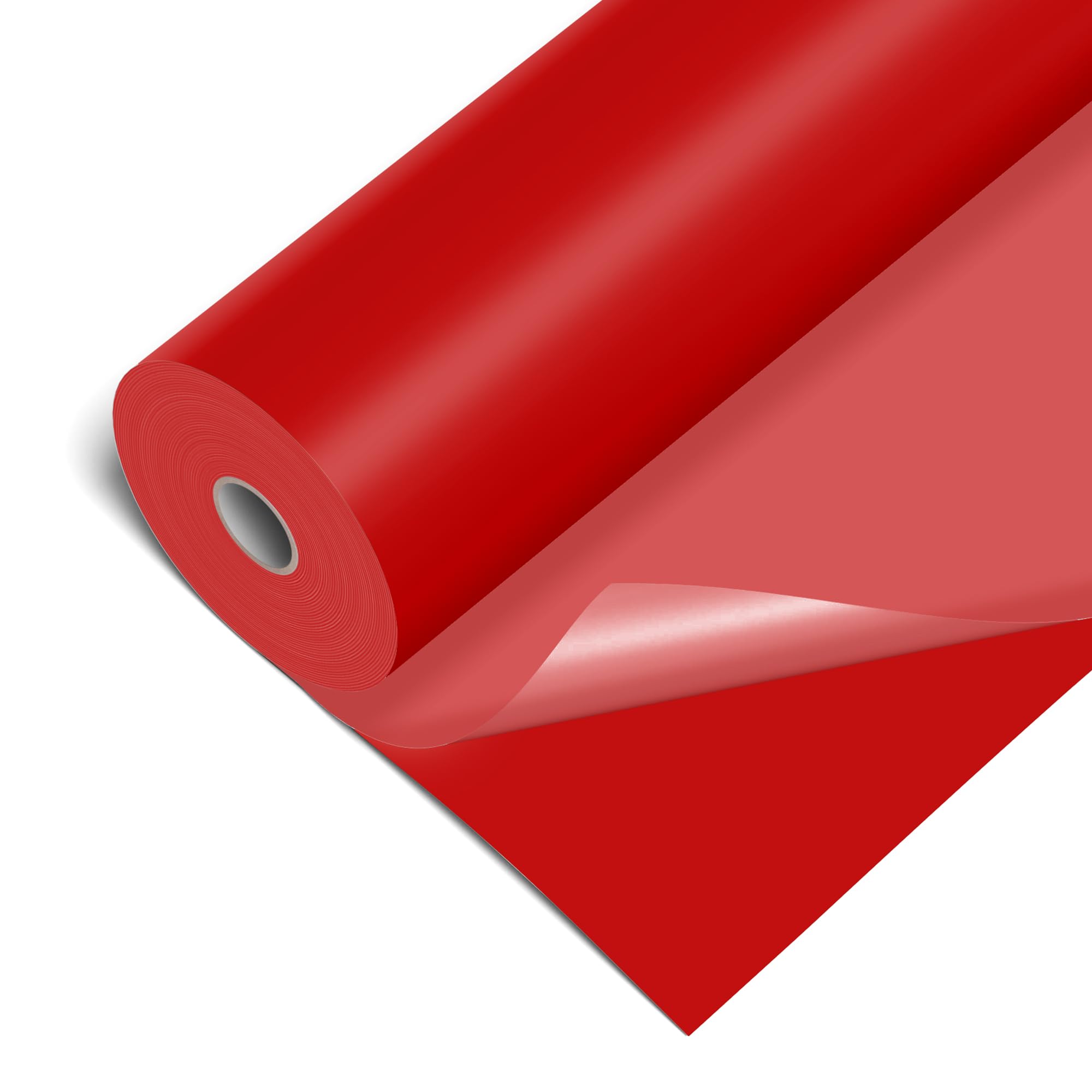 LIKCUT Permanent Vinyl 12" x 50ft, Matte Red for Home Decor, DIY