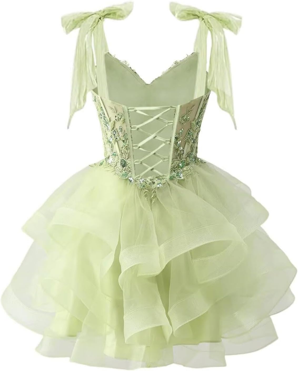 Sparkly Off Shoulder Homecoming Dress - Tulle Sequin V-Neck Cocktail Party Dresses
