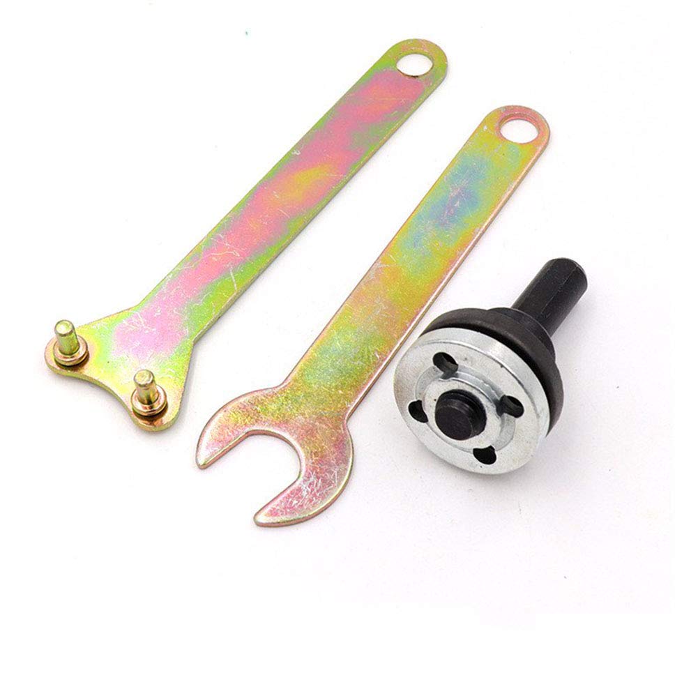 Set 5 Pezzi Adattatore Per Trapano A Smerigliatrice Angolare - Conversione Per Taglio E Lucidatura - Foto 5