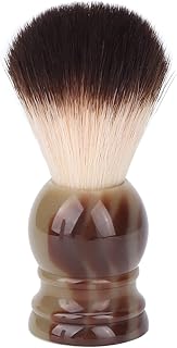 Pincel de barbear para homens, pincel de barbear artesanal para homens, pincel de barbear profissional para casa, ergonómico, suave, ferramenta de higiene facial para ele, homens, pai, namorado, M