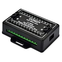 Vista 5 de Posición del módulo 30A/300V 2x12 de la caja de distribución del bloque de terminales de tornillo