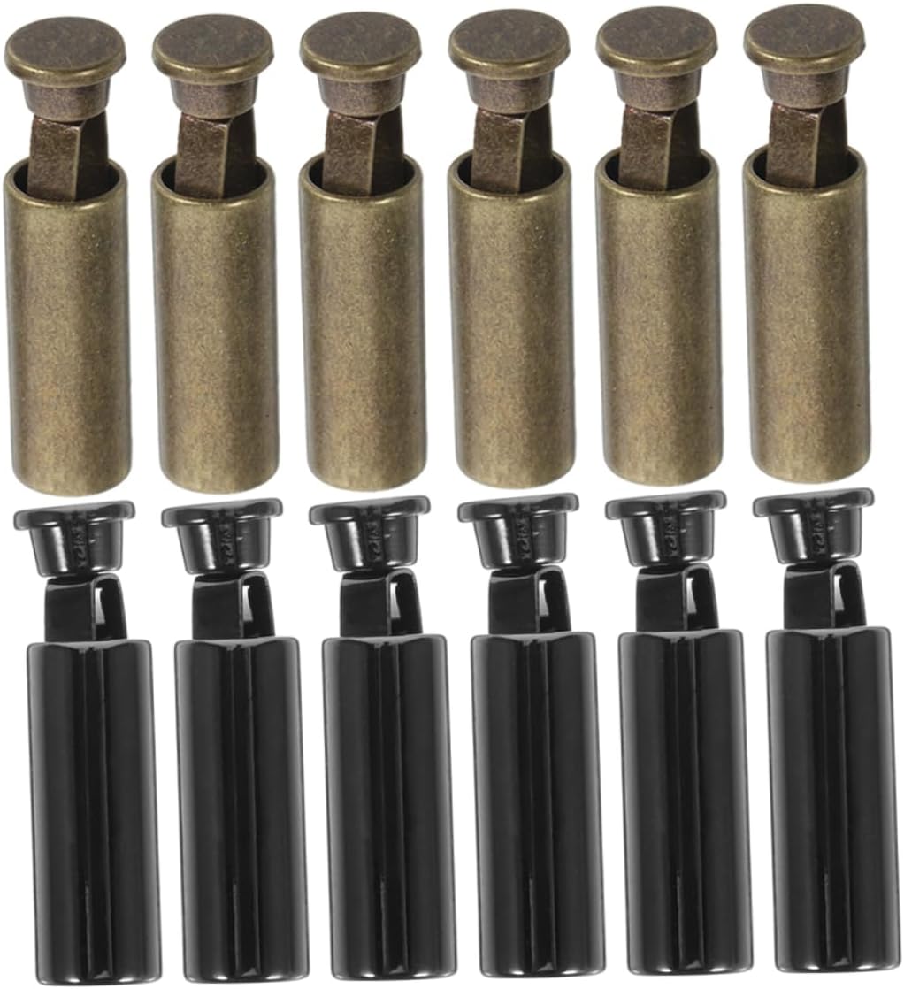 NOLITOY 12sets Metal Cord Locks and Tips for Drawstrings Hoodies and Sportswear and Easy Installation Gun