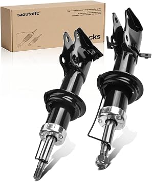 Shock Absorber 2pcs Suspension Strut Set Front Left Right Black for Toyota for MR2 Spyder 1.8L 2000-2005 312230 312231