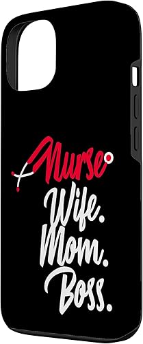 Miniatura 2 de iPhone 13 Enfermera Esposa Mamá Jefe Retro Enfermera Refranes Frases Enfermería Caja de regalo