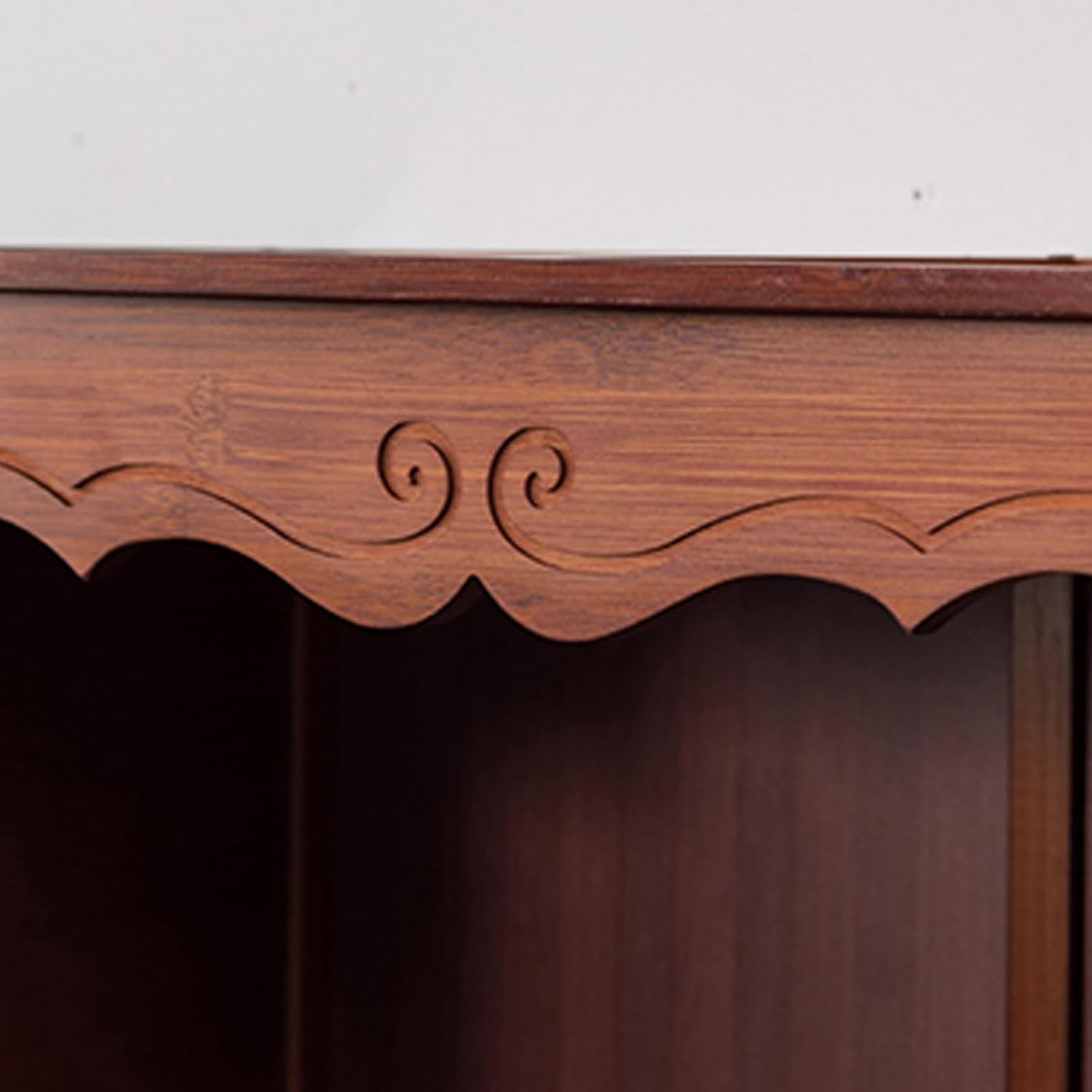 Wooden Meditation Altar Table, Traditional Chinese Style Worship Shrine for Buddha and Cai Shen Statues, Decorative Meditation Table for Home and Office, Only Butsudan Altar(Brown,53cm/21in)