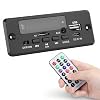 MP3 BT Decoder Board, Digital Display Amplifier Player Module with BT 5.0, FM Radio, USB MMC Memory Card Support, LINE IN for Systems