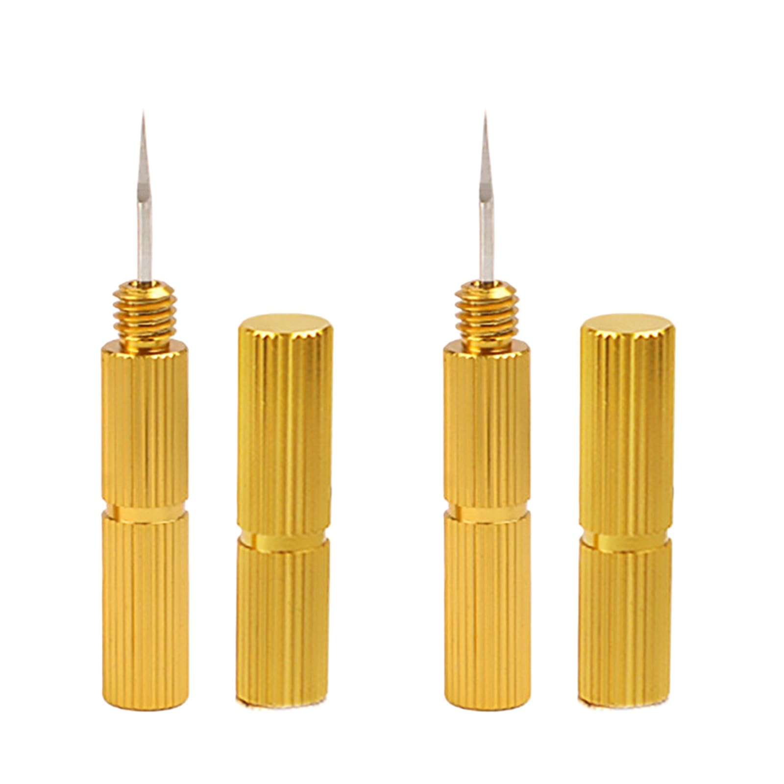 Apglsxy Small Gold Steel Nozzle Cleaning Needle Tool Car Windshield Washer Nozzle Cleaning Unclogging Needle For Sprayer Rustproof Steel Sprayer Tool