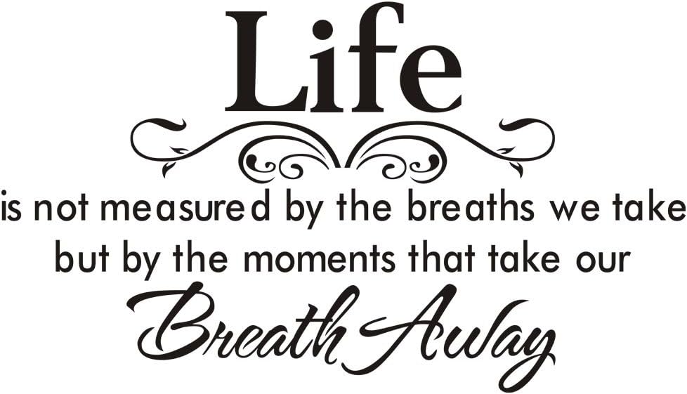 RayLineDo Life Quote Wall Stickers Removable Art Vinyl Wall