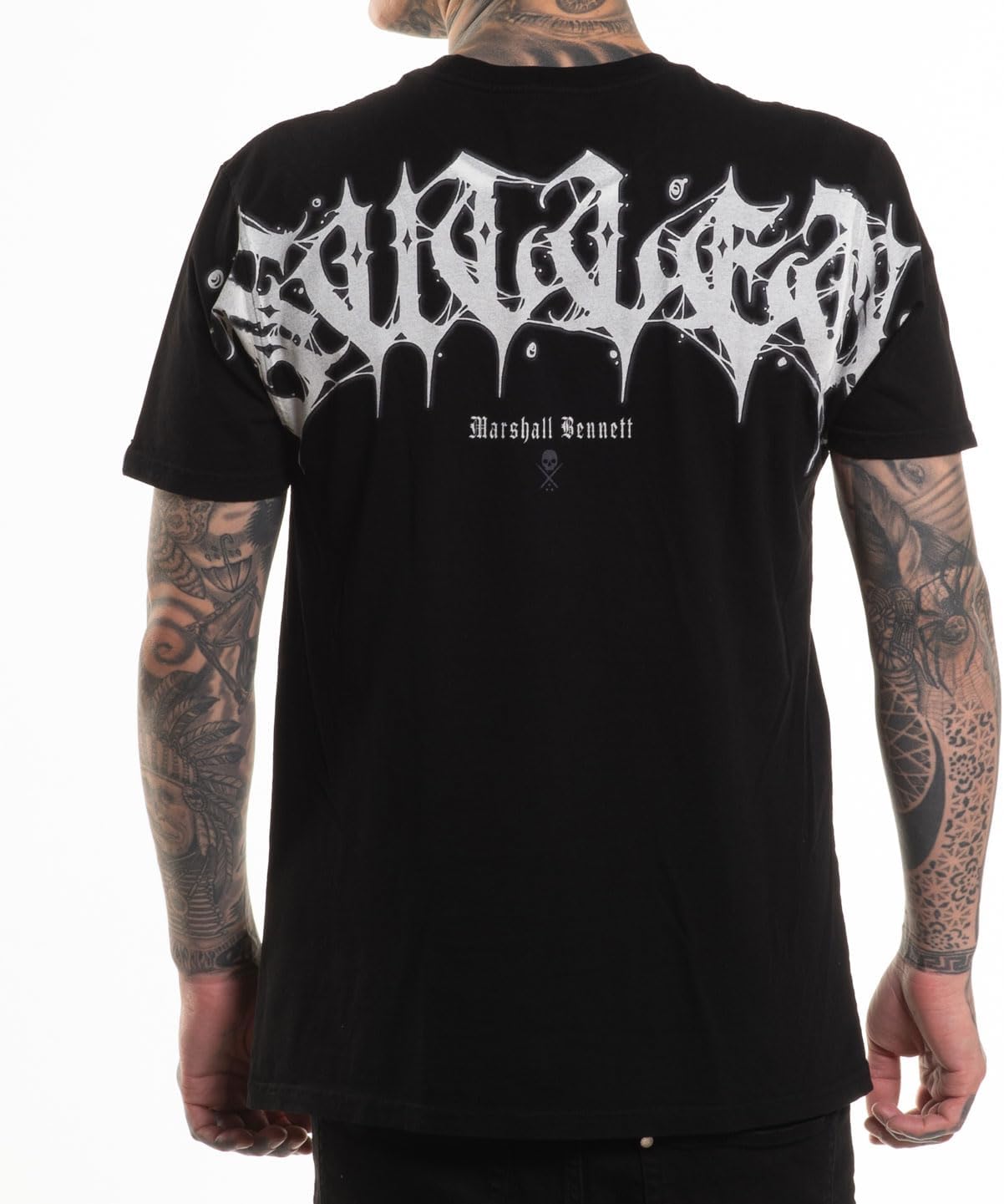Sullen Men's Marshall Bennett Artist Series Tattoo Lifestyle Graphic Premium Short Sleeve Tee Black