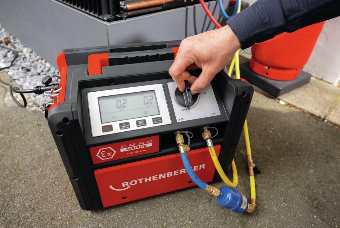 ROTHENBERGER ROREC Pro A3, 230 V, EU | 1500004451 | Kältemittelabsauggerät, Absaugung von Kältemitteln