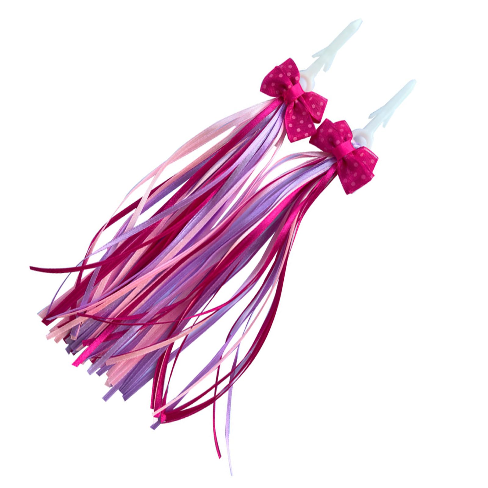 QIAOLIDA Colorful Bike Handle Streamers Scooter Handlebars Tassels Grips Ribbon Decoration Accessories