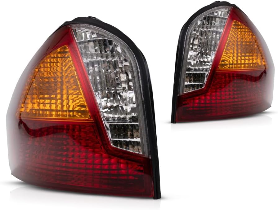 CarLights360: For Hyundai Santa Fe Tail Light 2001 02 03 2004 Pair Driver and Passenger Side HY2800125 | HY2801125