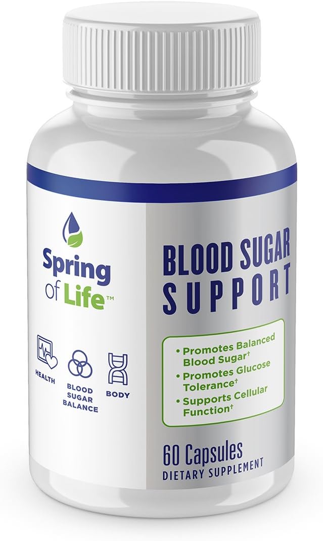 Spring Of Life Blood Sugar Support Formula, 60 Capsules