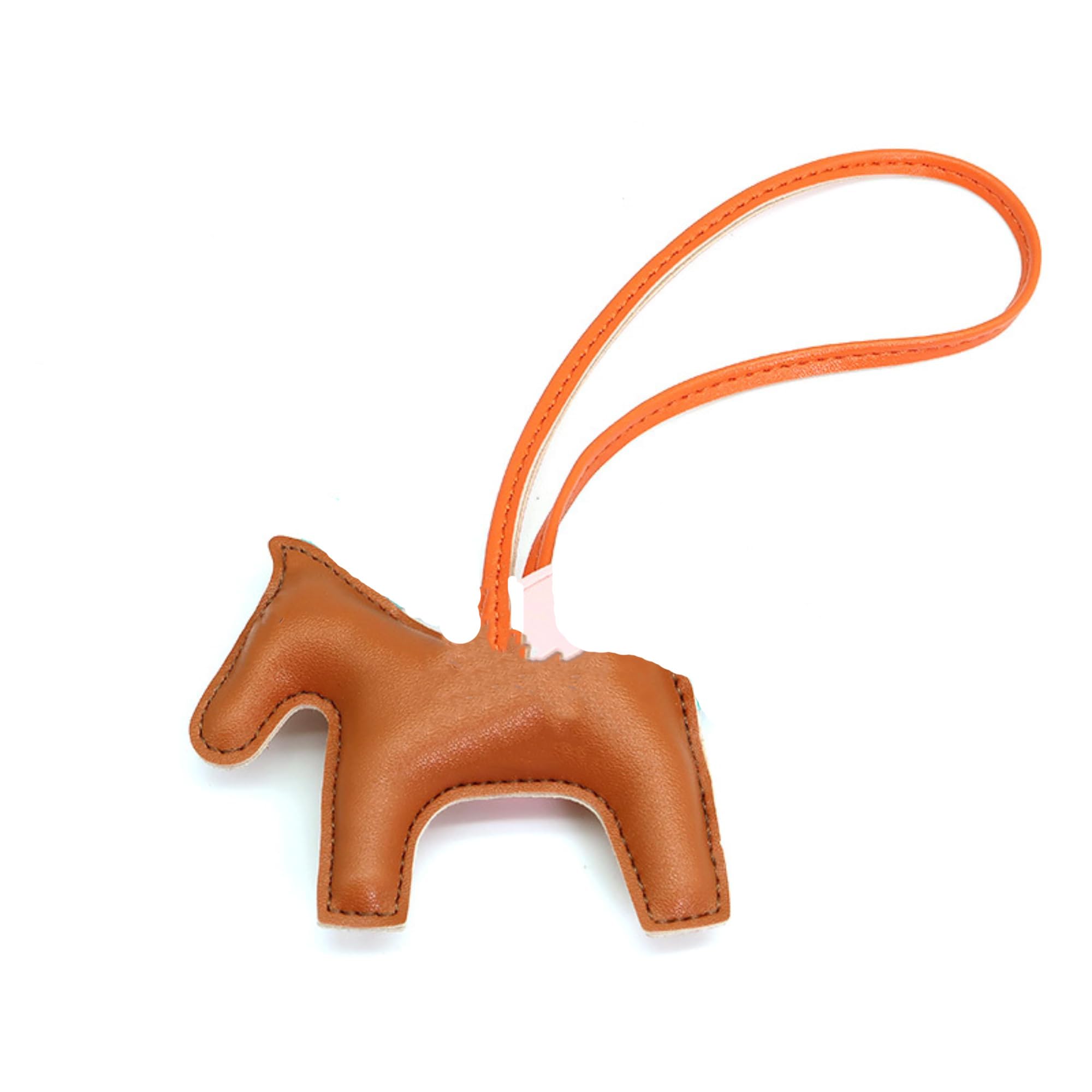 HOHOPEACHVegan Leather Bag Charms Purse Charms for Handbags Preppy Stuff Designer Cute Keychains for Women Car Accessories