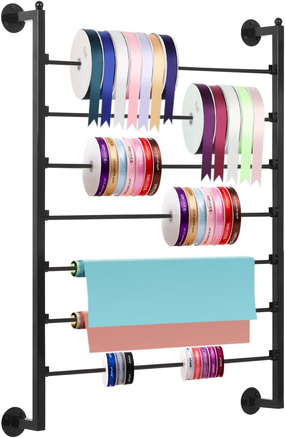 Amazon.com: Yonynise Ribbon Storage Organizer,Wall Mounted Ribbon ...