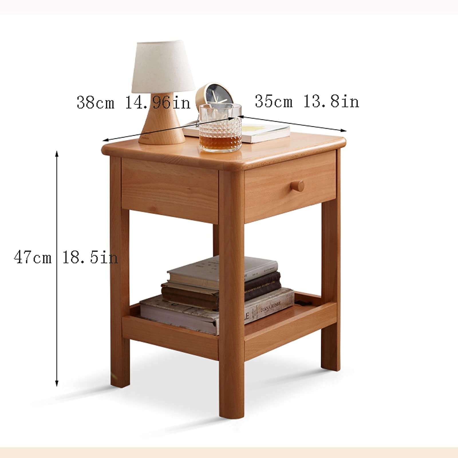 Amazon.co.jp: 耐久性のあるベッドサイド引き出しベッドルーム