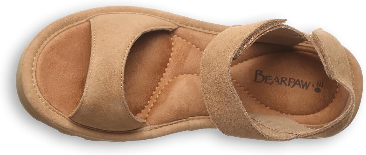BEARPAW Women's Crest Iced Coffee Size 10 | Women's Sandal | Women's Shoe | Comfortable & Lightweight