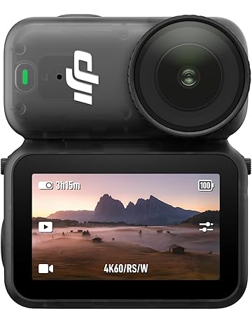 DJI Osmo Nano Standard Combo (128GB) - Small 4K/60fps Vlogging Camera with a 1/1.3″ Sensor, 143° Wide FOV Video, 200-Min Recording, Swift Content Transfer, Magnetic POV Cam 4K for Sports, Vlog