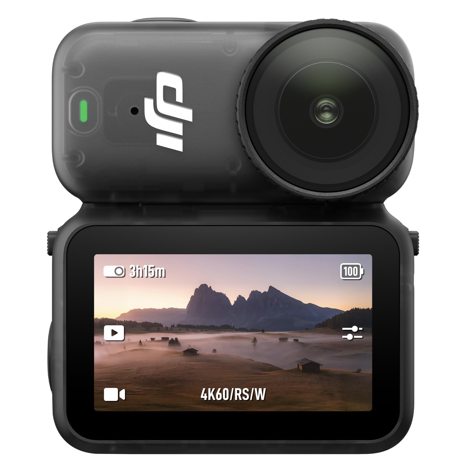 DJI Osmo Nano Standard Combo (128GB) - Small 4K/60fps Vlogging Camera with a 1/1.3″ Sensor, 143° Wide FOV Video, 200-Min Recording, Swift Content Transfer, Magnetic POV Cam 4K for Sports, Vlog