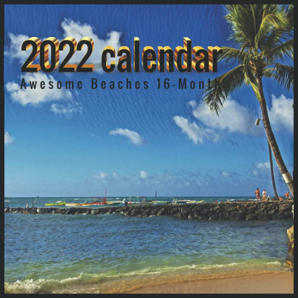 Buy Beaches 2022 16Month Awesome 16Month from January 2022 to December 2022, With Bonus 4