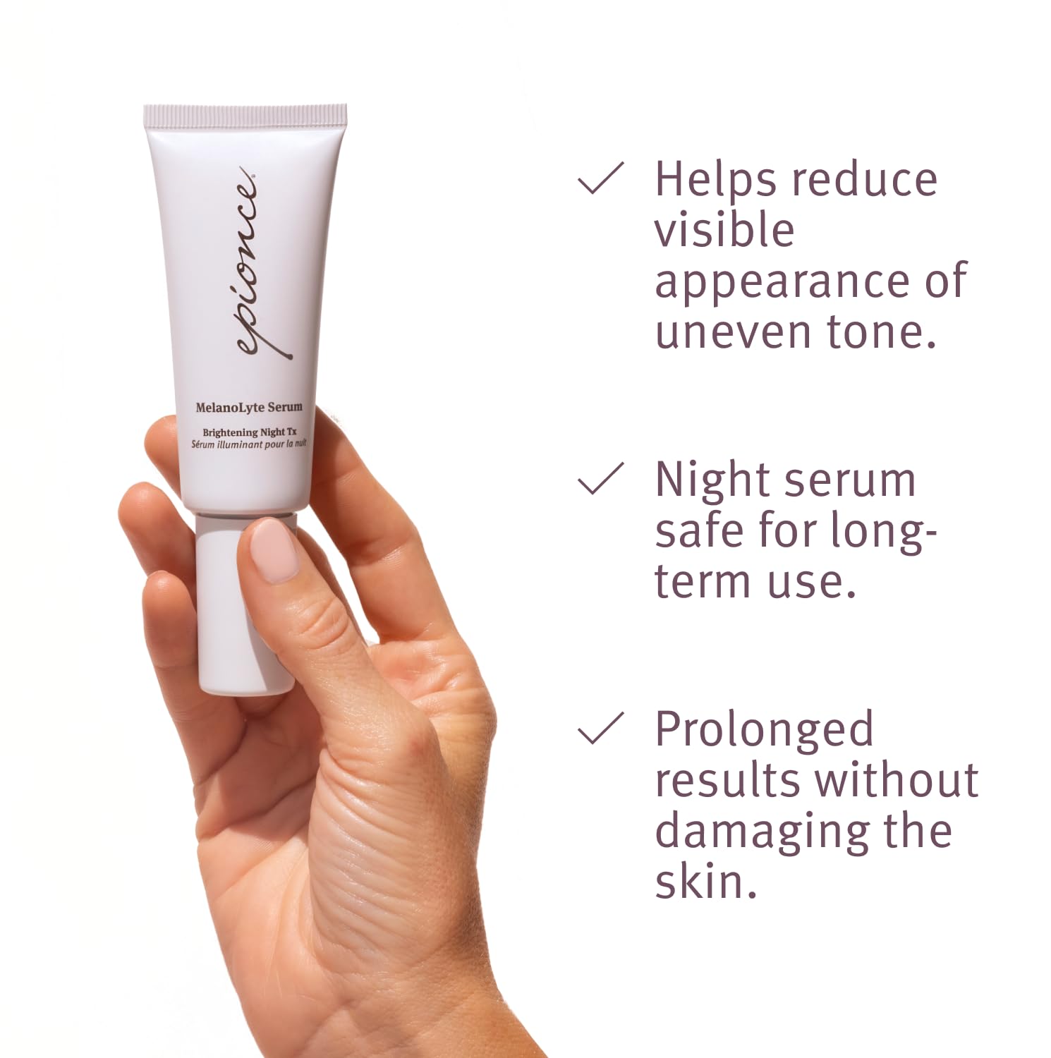 Epionce MelanoLyte Serum - Botanical-Based Night Serum for Uneven Skin Tone, For All Skin Types, Contains Turmeric, Dermatologist Skincare