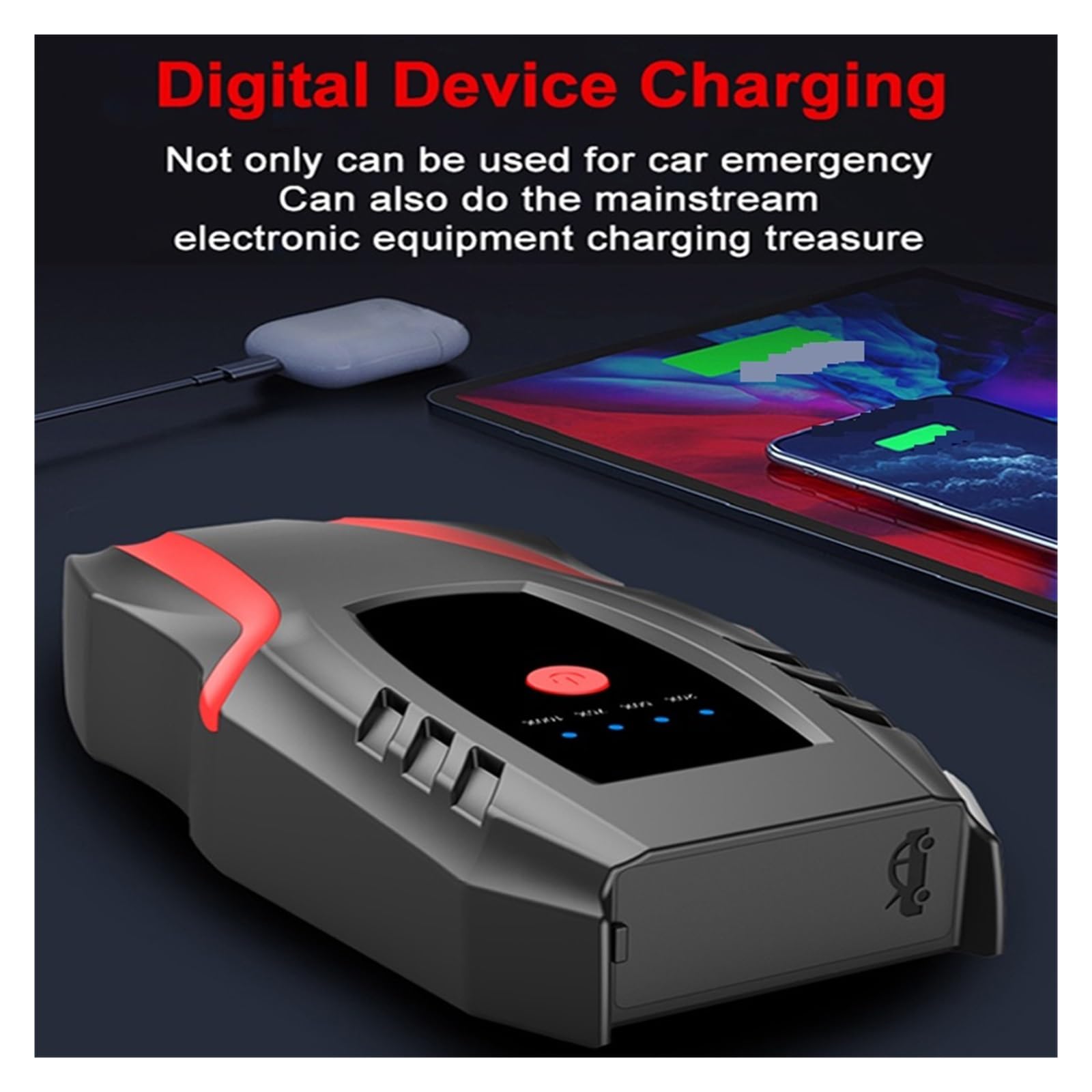 Ładowarka Samochodowa 1500A Urządzenie Do Awaryjnego Uruchamiania 22000mAh Ładowarka Power Bank Przenośne Urządzenie Rozruchowe Auto Booster