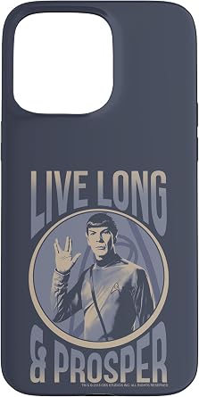Star Trek The Original Series Spock Live Long & Prosper Case for iPhone 15 Pro Max