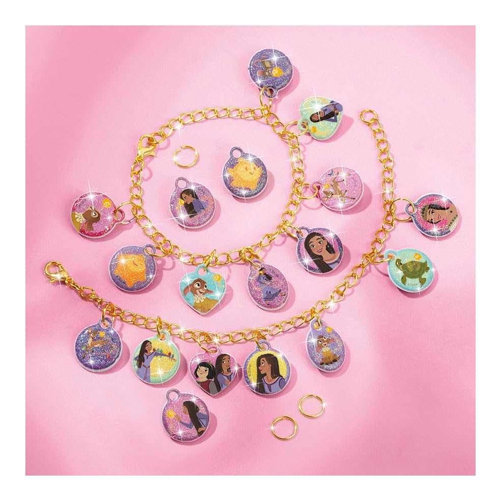 Totum Disney Wish Charm Bracelet Jewellery Craft Set - Image 3