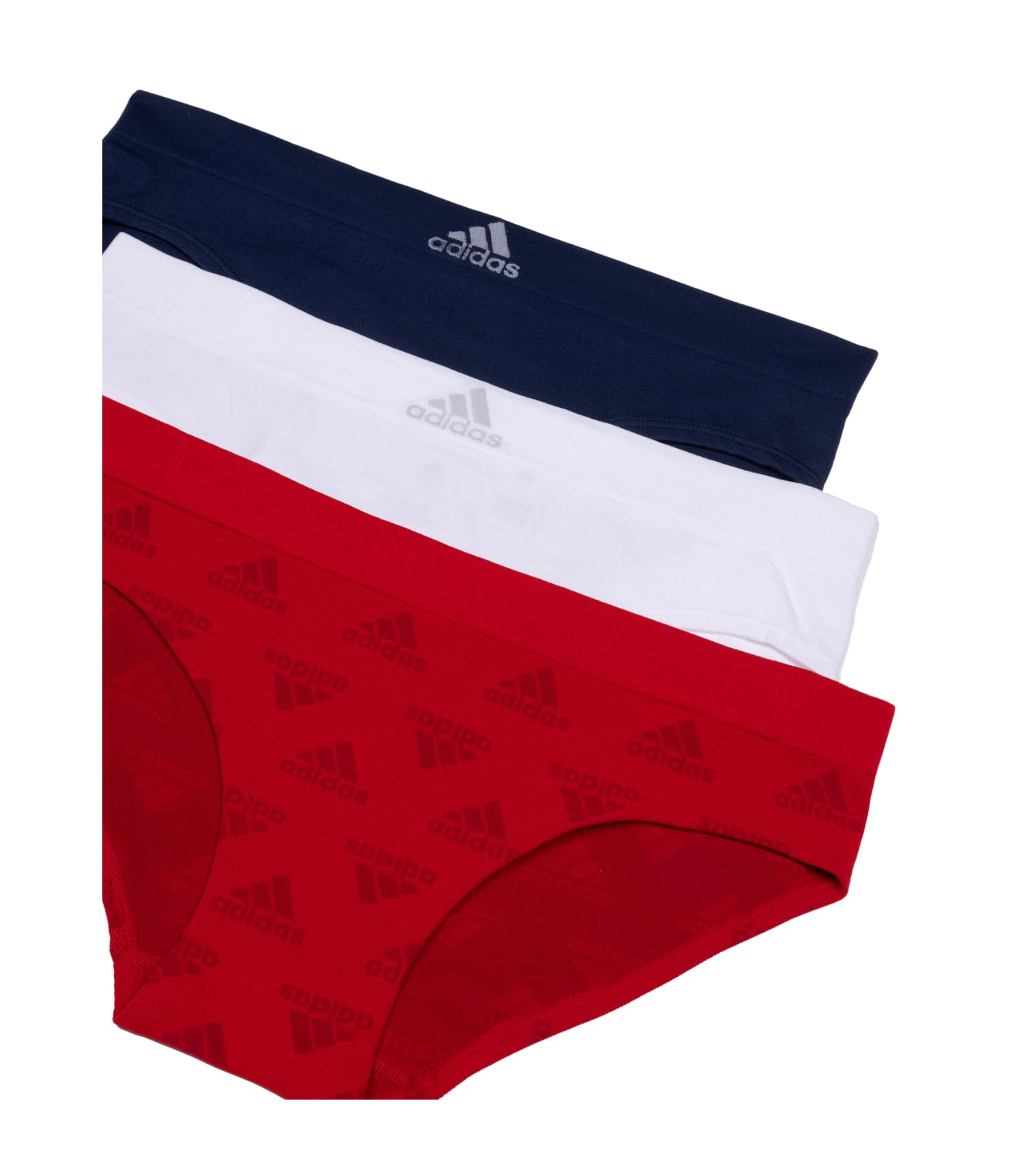 Adidas Seamless Hipster Underwear 3 Pack Ropa Interior a la Cadera Mujer (Pack de 3)