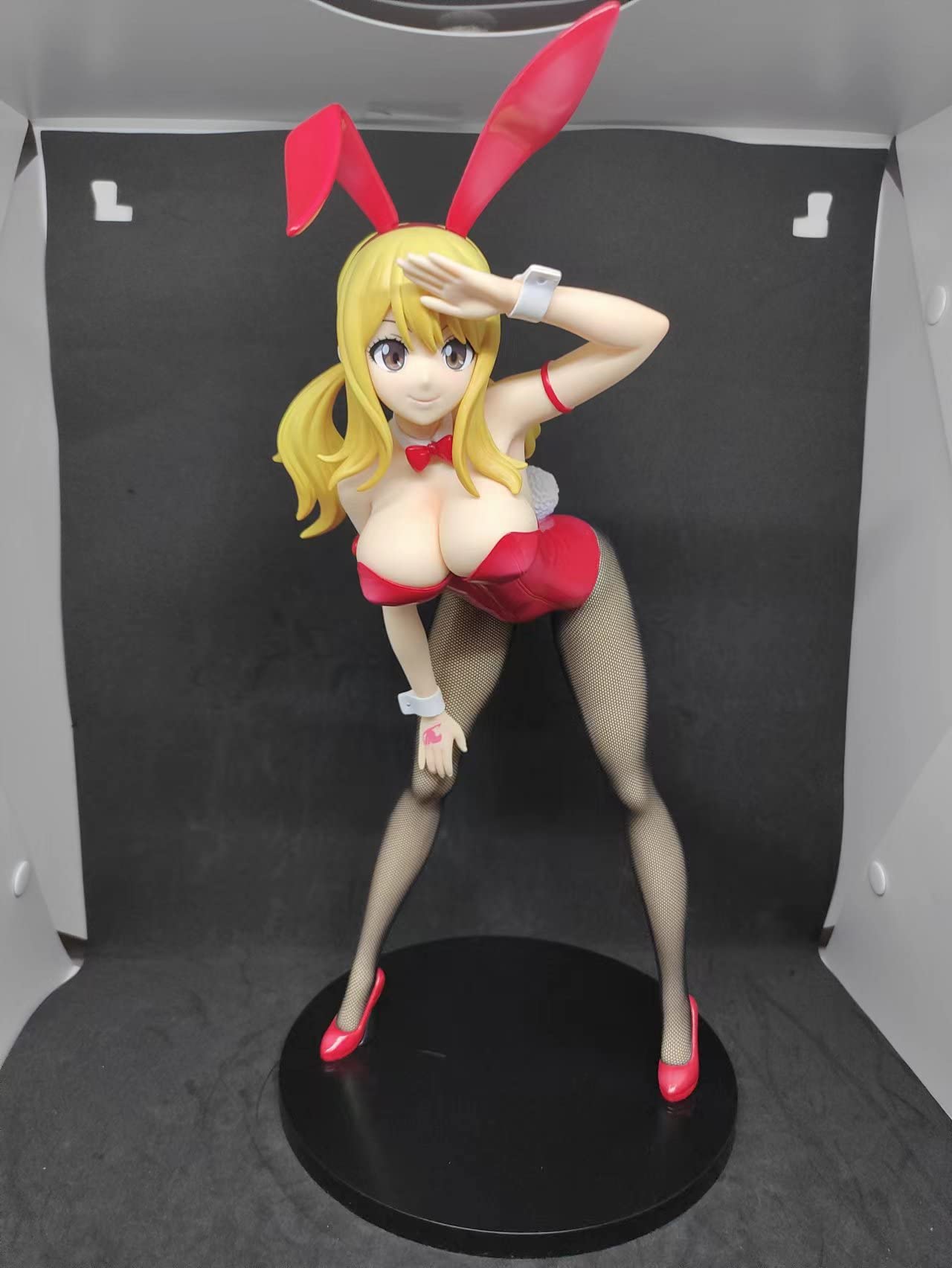 Zatanend Anime Figure 1/4 Lucy Heartfilia-Bunny Gril Ver. Action Figure Models Desktop Decoration Home Gift