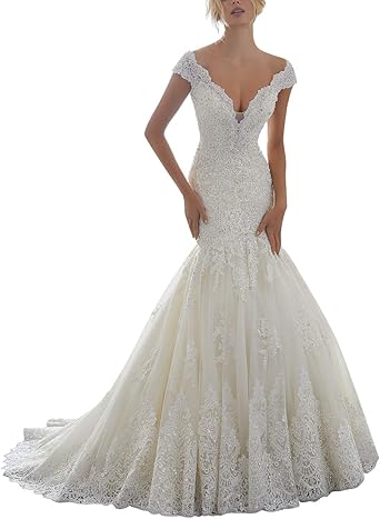 beaded fishtail dress