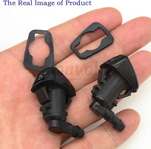 Miniatura 6 de Boquilla pulverizadora de limpiaparabrisas Accesorio de repuesto para Dodge Nitro 07-11, Liberty, 06-10 Commander. OEM # 55157319AA,4806312AA (2pcs)