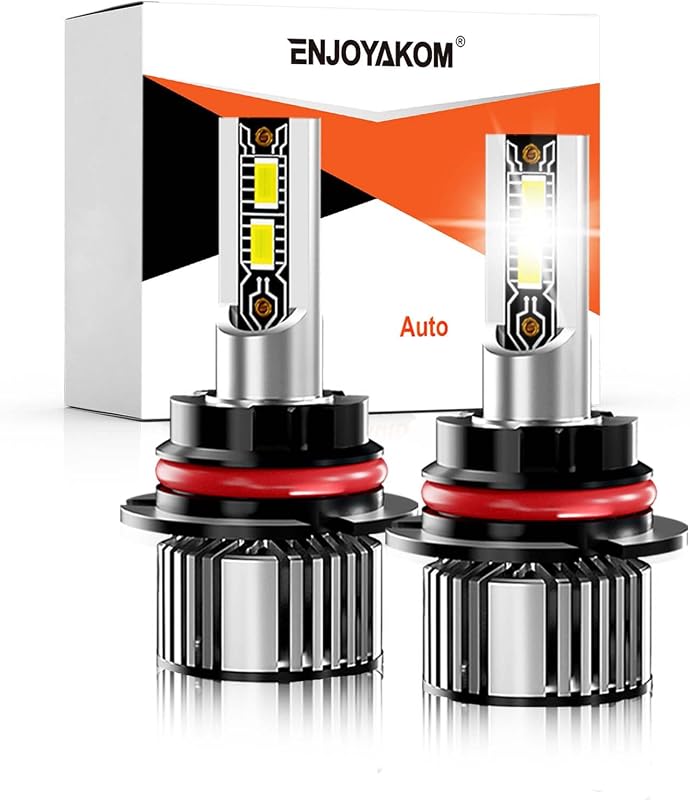 Lâmpadas LED para farol de neblina ENJOYAKOM 9007 HB5 6500K para Ford Ranger 1998 a 2011 – 2 unidades