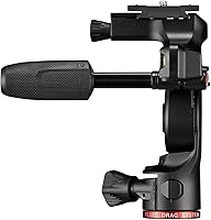 Vista 6 de Manfrotto Befree - Cabezal de trípode para cámara en vivo de 3 vías, aluminio, carga útil de 13.2 lbs, para trípodes de viaje, con asas plegables