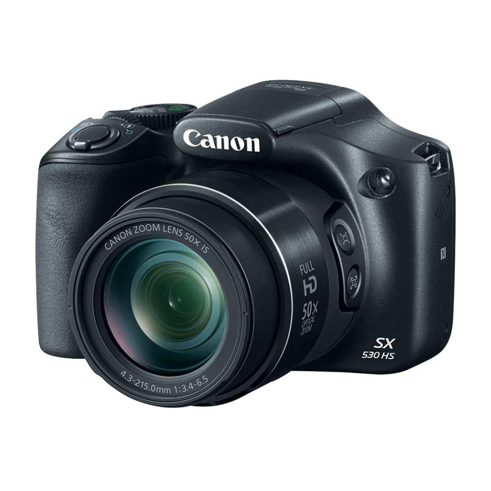 Câmera Digital Canon PowerShot Superzoom com 16 MP, Tela de 3