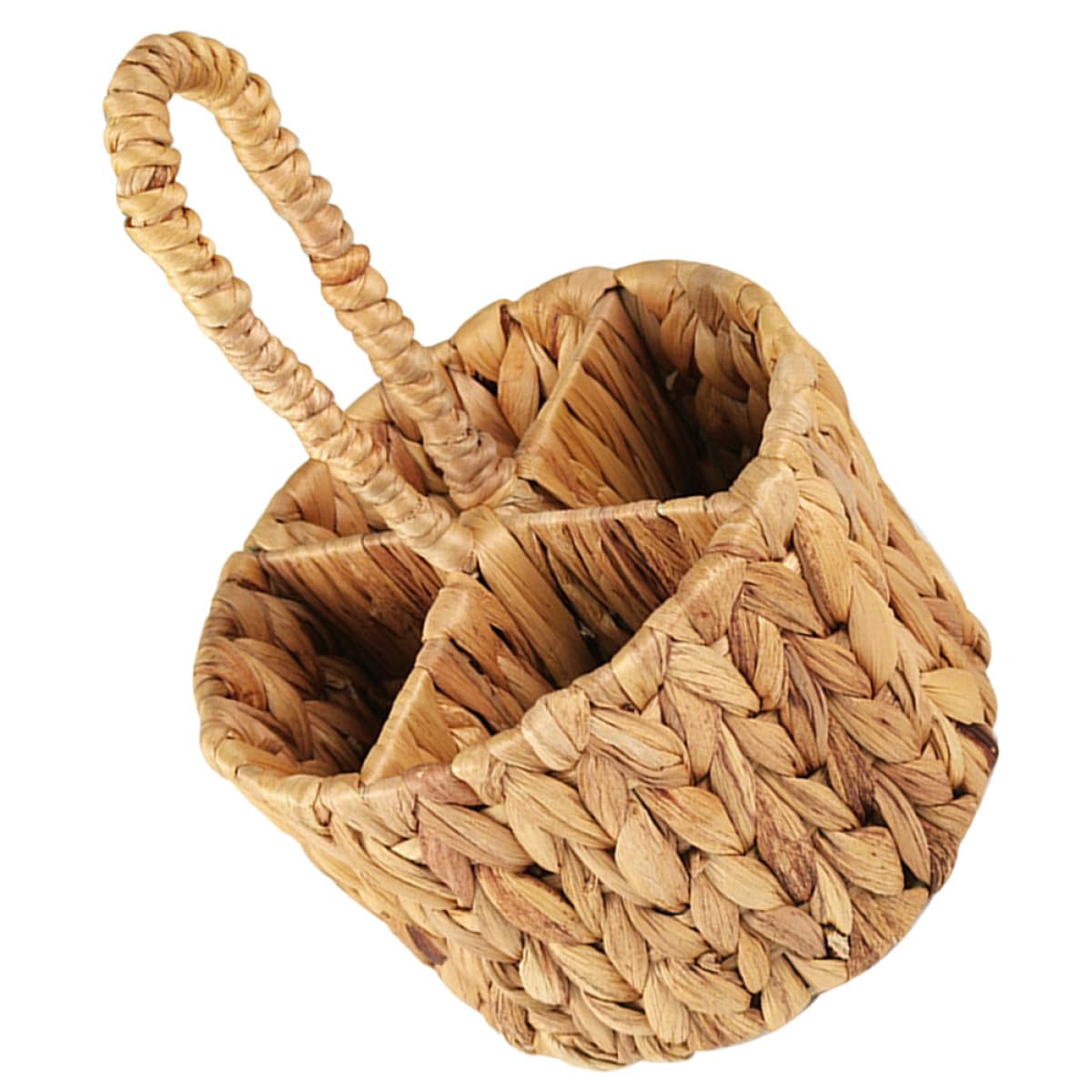 Panier de rangement rond pour organiser le salon et ranger les plaids